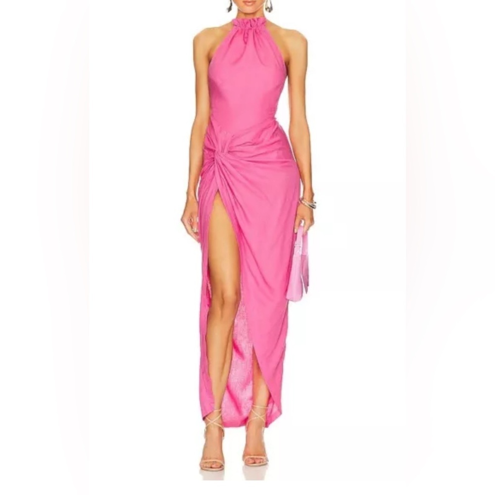 OW Collection Isla Dress Pink Long Sleeveless S NWT $159